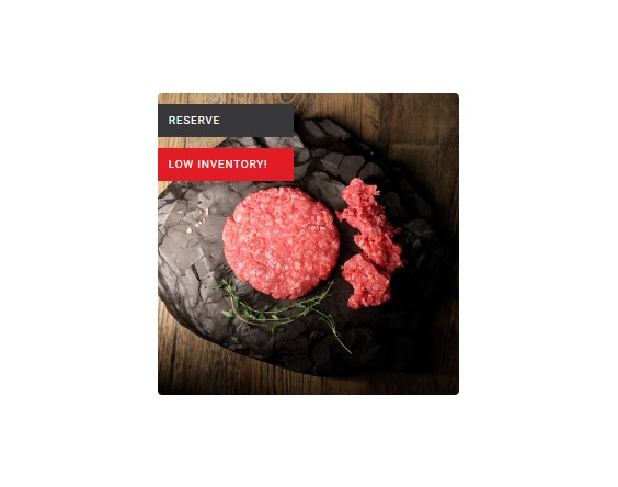 Reserve Ground Beef